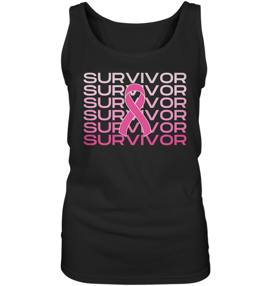 Krebs Überlebender Shirt, Cancer Support Shirt, Cancer Fighter Support Team Shirt, motivierende Krebs Shirts, Brustkrebs Survivor - Ladies Tank-Top