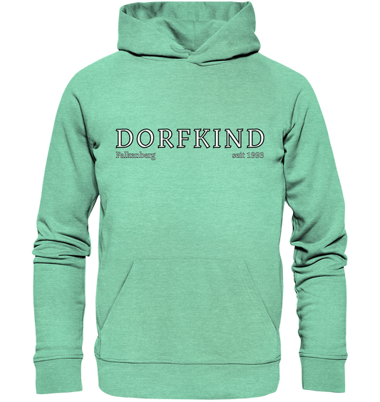 Dorfkind Shirt personalisiertes Geschenk Landleben T-Shirt für ländliche Seelen! Dorfkindmoment  - Organic Hoodie