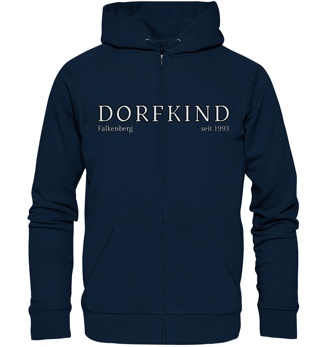 Dorfkind Shirt personalisiertes Geschenk Landleben T-Shirt für ländliche Seelen! Dorfkindmoment  - Organic Zipper