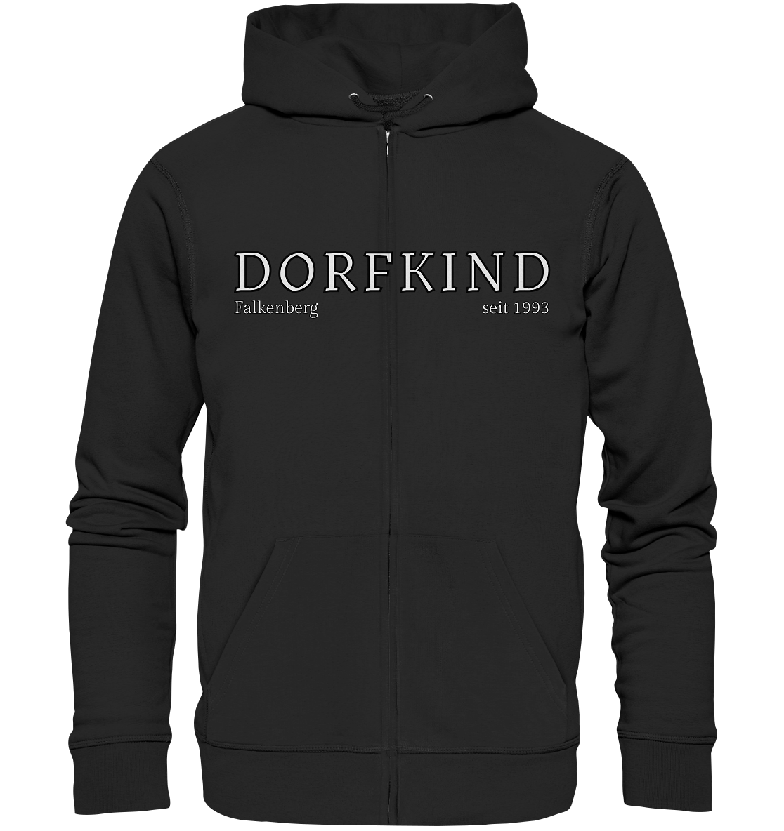 Dorfkind Shirt personalisiertes Geschenk Landleben T-Shirt für ländliche Seelen! Dorfkindmoment  - Organic Zipper