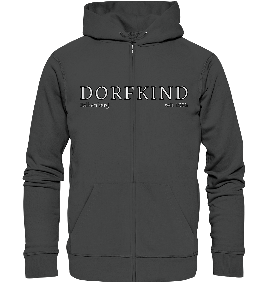 Dorfkind Shirt personalisiertes Geschenk Landleben T-Shirt für ländliche Seelen! Dorfkindmoment  - Organic Zipper