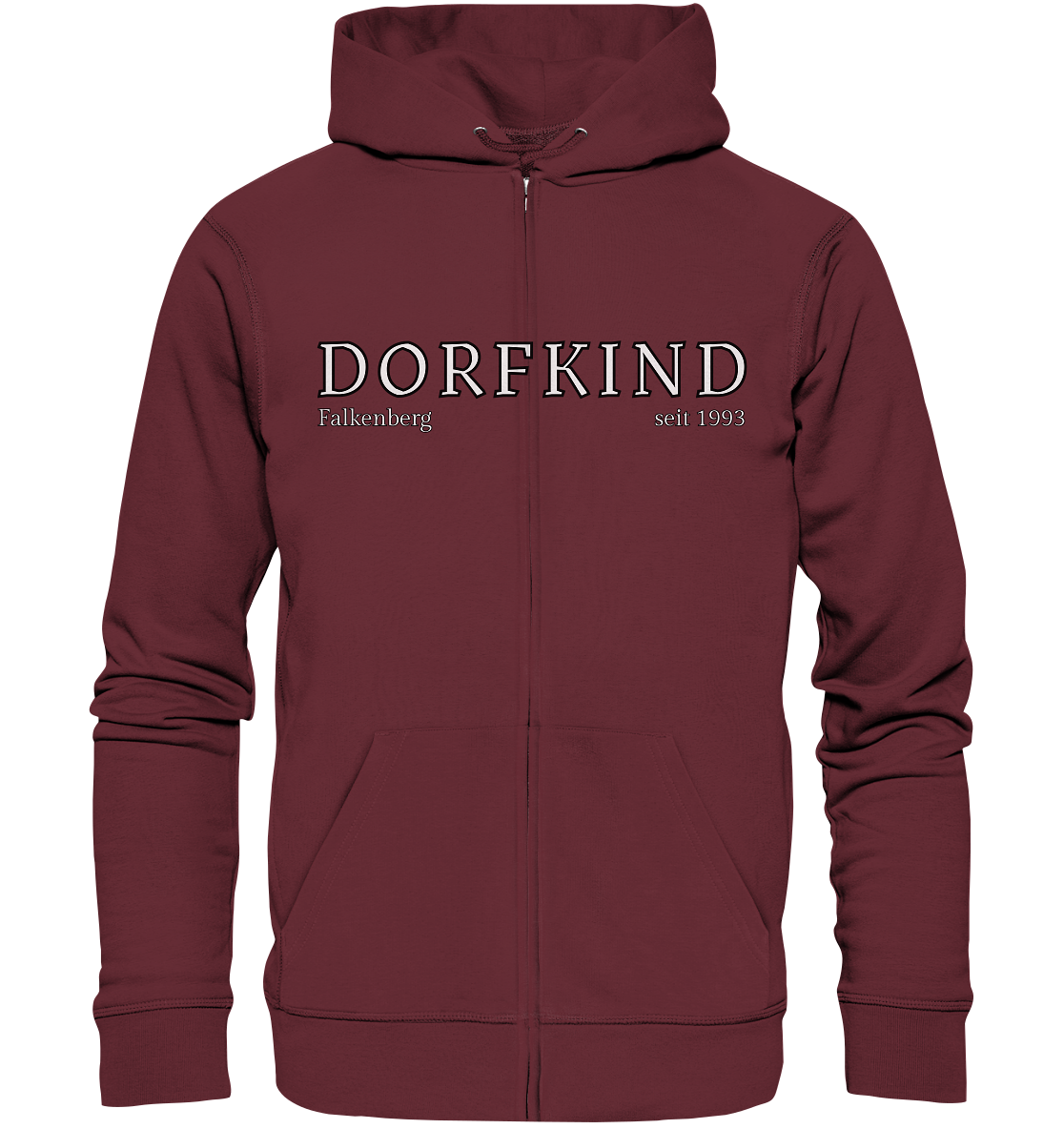 Dorfkind Shirt personalisiertes Geschenk Landleben T-Shirt für ländliche Seelen! Dorfkindmoment  - Organic Zipper