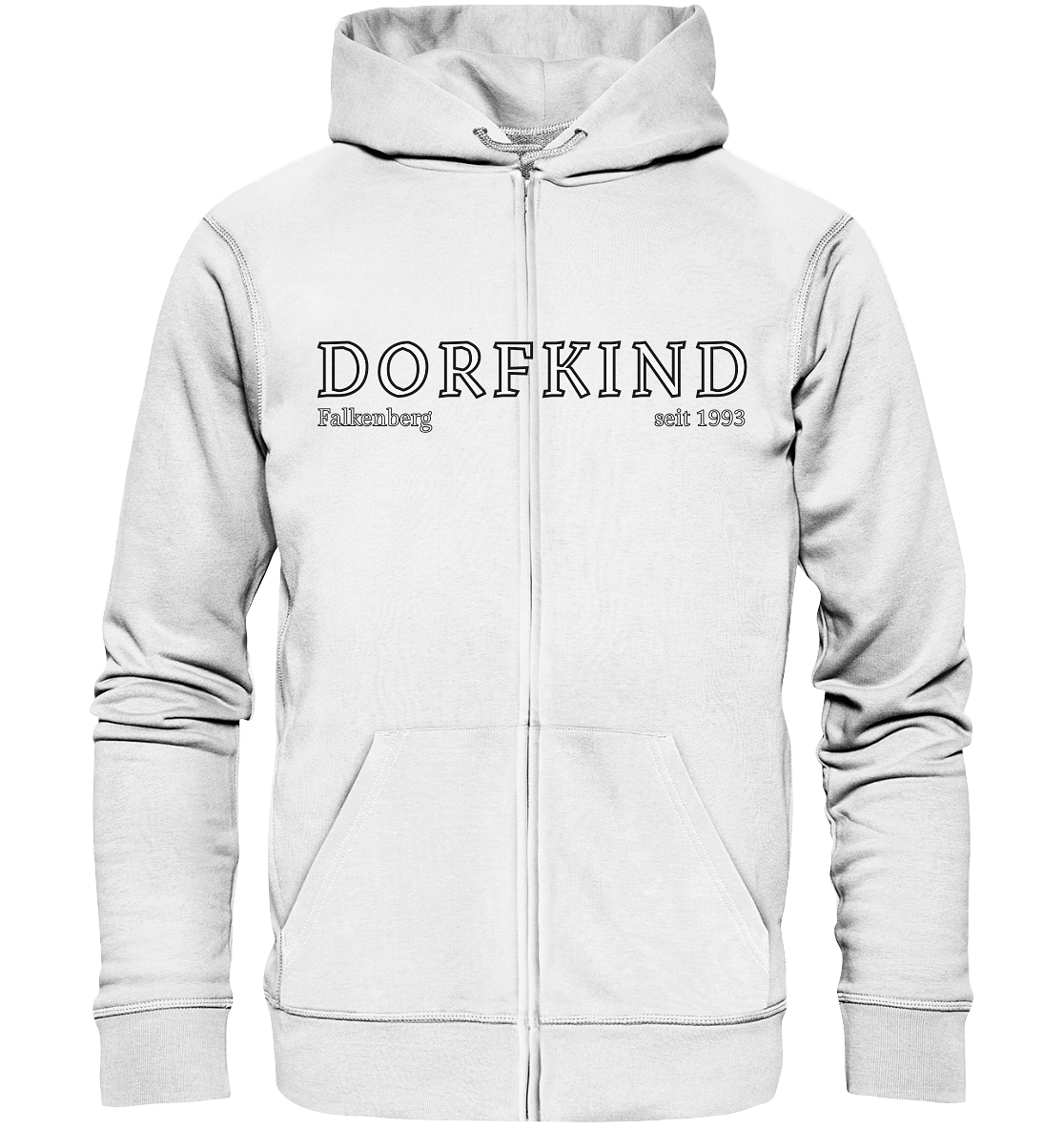 Dorfkind Shirt personalisiertes Geschenk Landleben T-Shirt für ländliche Seelen! Dorfkindmoment  - Organic Zipper