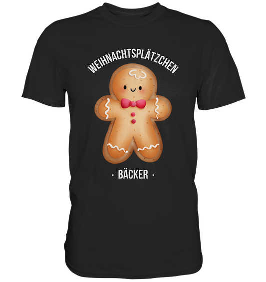 Weihnachtsplätzchen Bäcker Lebkuchen Sweatshirt Weihnachten passende Weihnachtsoutfit lustige Sweatshirt Weihnachtsgeschenk - Premium Shirt