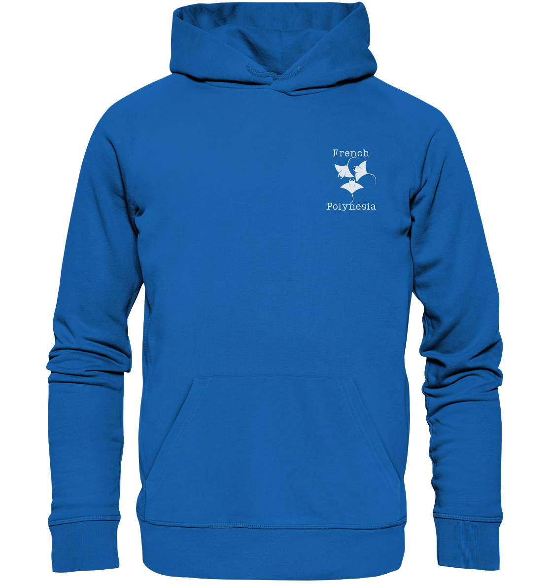 Tahiti Bora Bora Moorea mit Rochen schwimmen im Südsee Urlaub französisch Polynesien, Mantarochen schnorcheln Tauchurlaub Tahiti  - Premium Unisex Hoodie