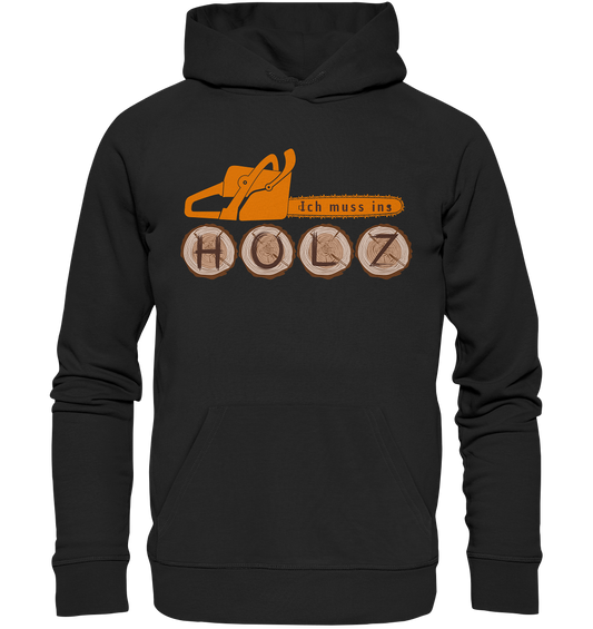 Das perfekte Geschenk für Holzliebhaber: Holzflüsterer Schreiner Shirt – Kettensäge Motorsäge - Vatertag Holz - Geschenk für Förster - Premium Unisex Hoodie