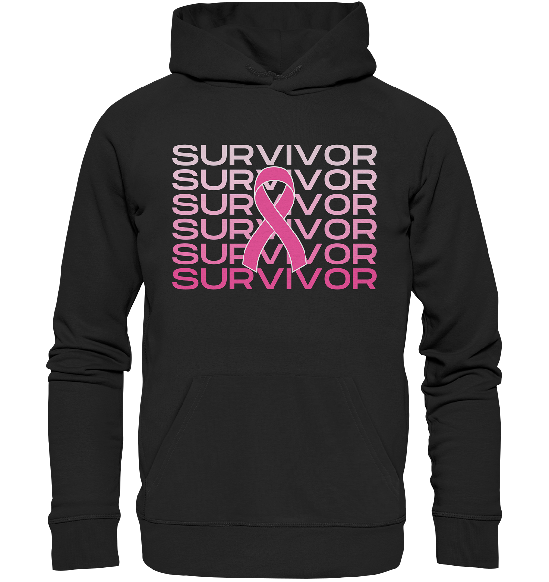 Krebs Überlebender Shirt, Cancer Support Shirt, Cancer Fighter Support Team Shirt, motivierende Krebs Shirts, Brustkrebs Survivor - Premium Unisex Hoodie