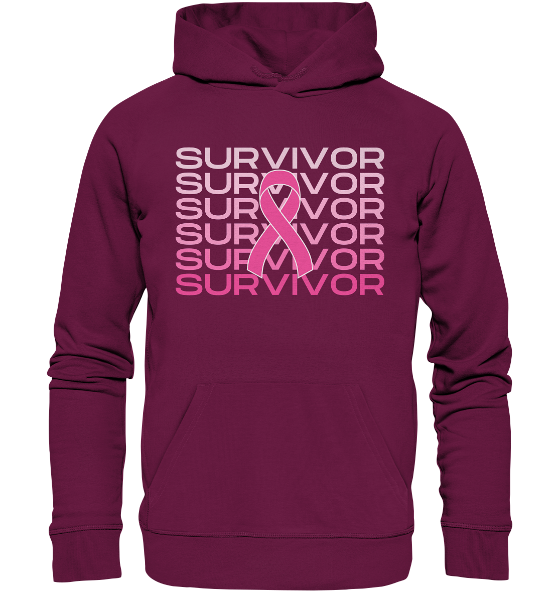 Krebs Überlebender Shirt, Cancer Support Shirt, Cancer Fighter Support Team Shirt, motivierende Krebs Shirts, Brustkrebs Survivor - Premium Unisex Hoodie