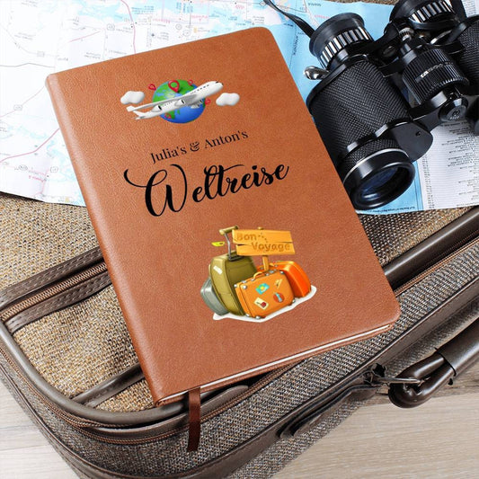 Reisetagebuch, Travel Journal: Dein inspirierendes Tagebuch für Deine Weltreise - Das perfekte Weltreise Geschenk und Reisebegleiter