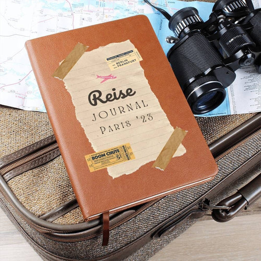 Personalisiertes Reisetagebuch - Dein treuer Begleiter für unvergessliche Abenteuer! Reise Notizbuch, Reisejournal, Reiseplaner A5
