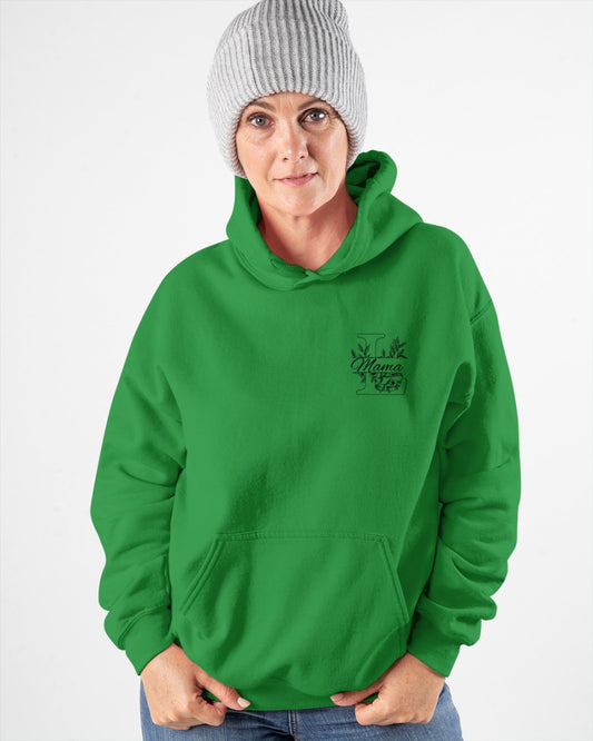 Ideen für den Muttertag Hoodie mit Namen, Muttertag Geschenk Pullover mit Initialen oder Geschenk Geburtstag 60 Frau