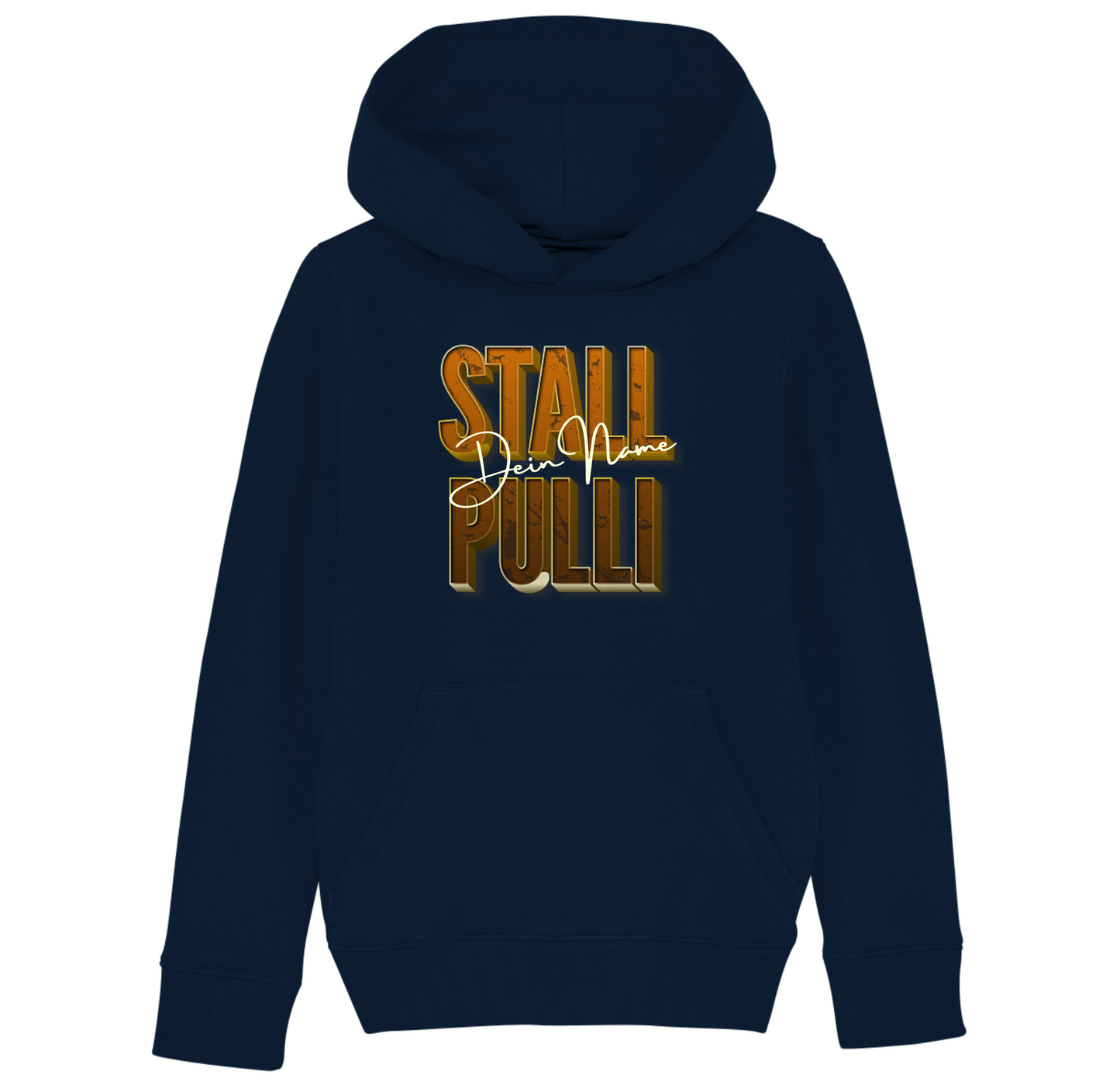 Stall Pulli - Personalisiert Reiterin Pferdesport Pferdenarr Pferderennen - Kids Organic Hoodie