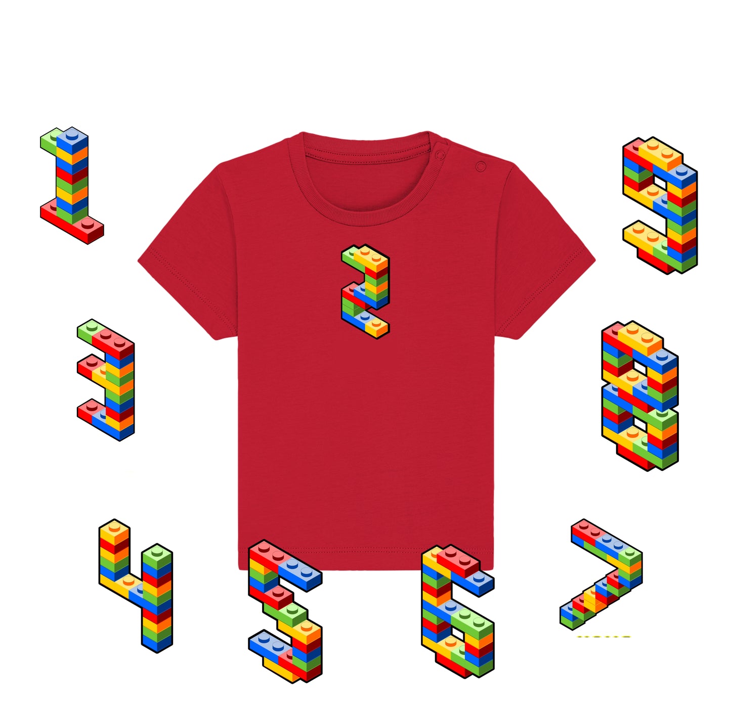 Bausteine 2. Geburtstag Outfit Blockbaustein - Kids Premium Shirt