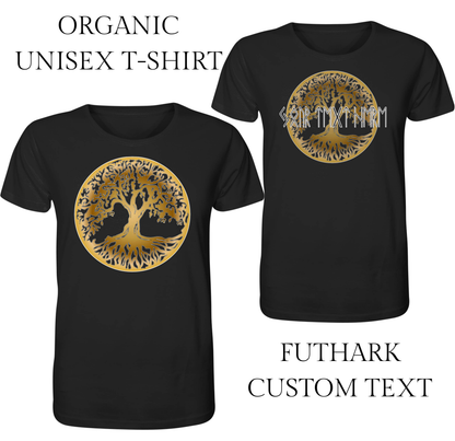 Yggdrasil Wikinger Lebensbaum Rune Odin Thor Nordische Mythologie-baum des lebens,germanische runen,Gothic Shirt,Heidnisch,keltische runen,mythologie,nordische runen,nordische sage,oben wie unten,Rune,runen,Runenschrift,sohn des odin,thor,TShirt mit Lebensbaum,wikinger,Wikinger Outfit,yggdrasil