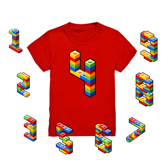 Bausteine 4. Geburtstag Outfit - Blockbaustein - Kids Premium Shirt