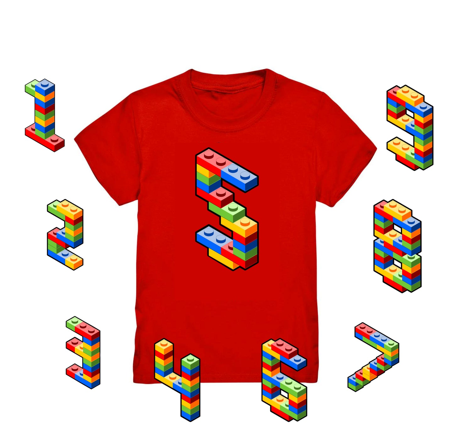 Bausteine 5. Geburtstag Outfit Blockbaustein - Kids Premium Shirt