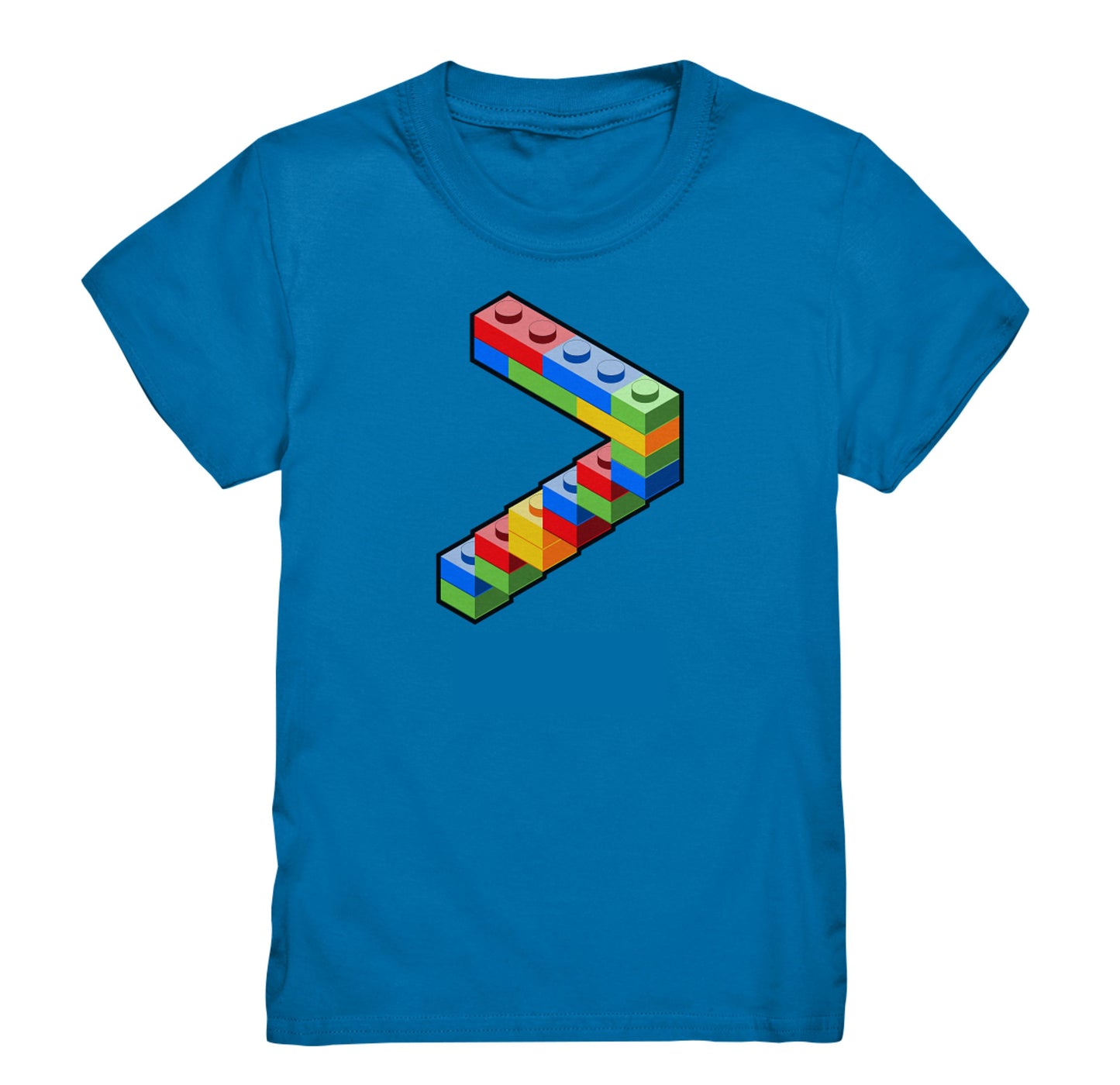 Bausteine 7. Geburtstag Outfit Blockbaustein - Kids Premium Shirt