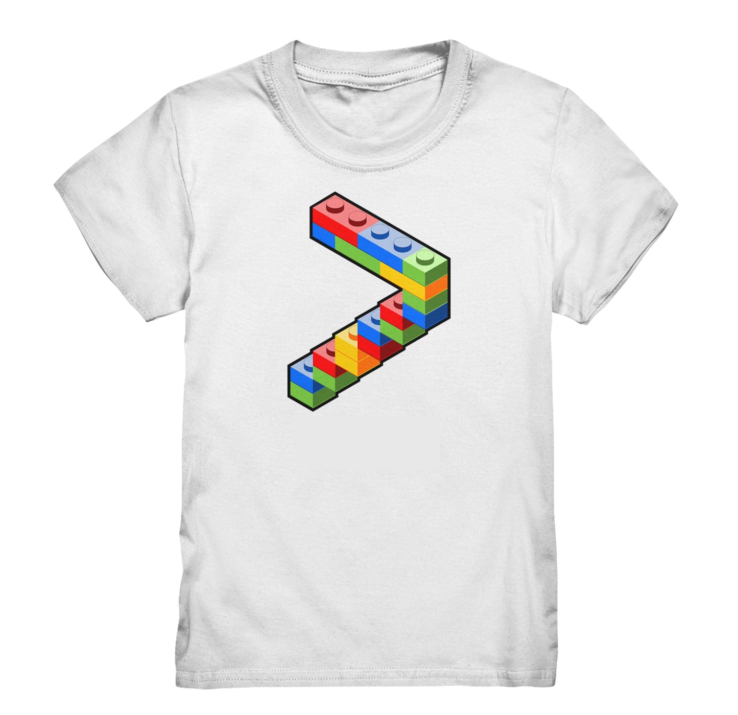 Bausteine 7. Geburtstag Outfit Blockbaustein - Kids Premium Shirt