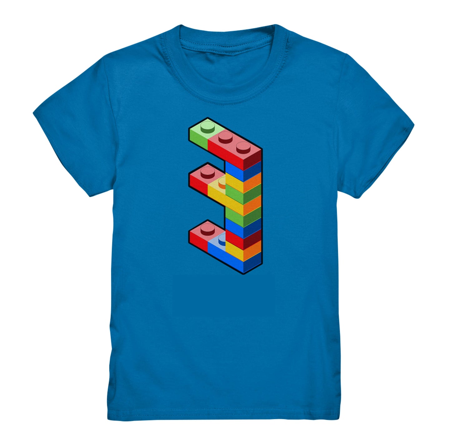 Bausteine 3. Geburtstag Outfit Blockbaustein - Kids Premium Shirt