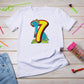 7. Geburtstag Outfit - Dino Geburtstagsshirt - Kids Premium Shirt-7 Jahre,7.geburtstag,blauer dino,dino,dinofan,dinosaurier,geburtstag,geburtstagsoutfit,geschenkidee,jungen,Kinder T-Shirt,Kindergeburtstag,kleinkind,mädchen