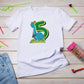 5. Geburtstag Outfit - Dino Geburtstagsshirt - Kids Premium Shirt-5 Jahre,5.geburtstag,blauer dino,cooles shirt,dino,dinofan,dinosaurier,geburtstag,geburtstagsoutfit,Geschenkidee,gruen,jungen,kinder T-Shirt,Kindergeburtstag,lieblingsteil,mädchen