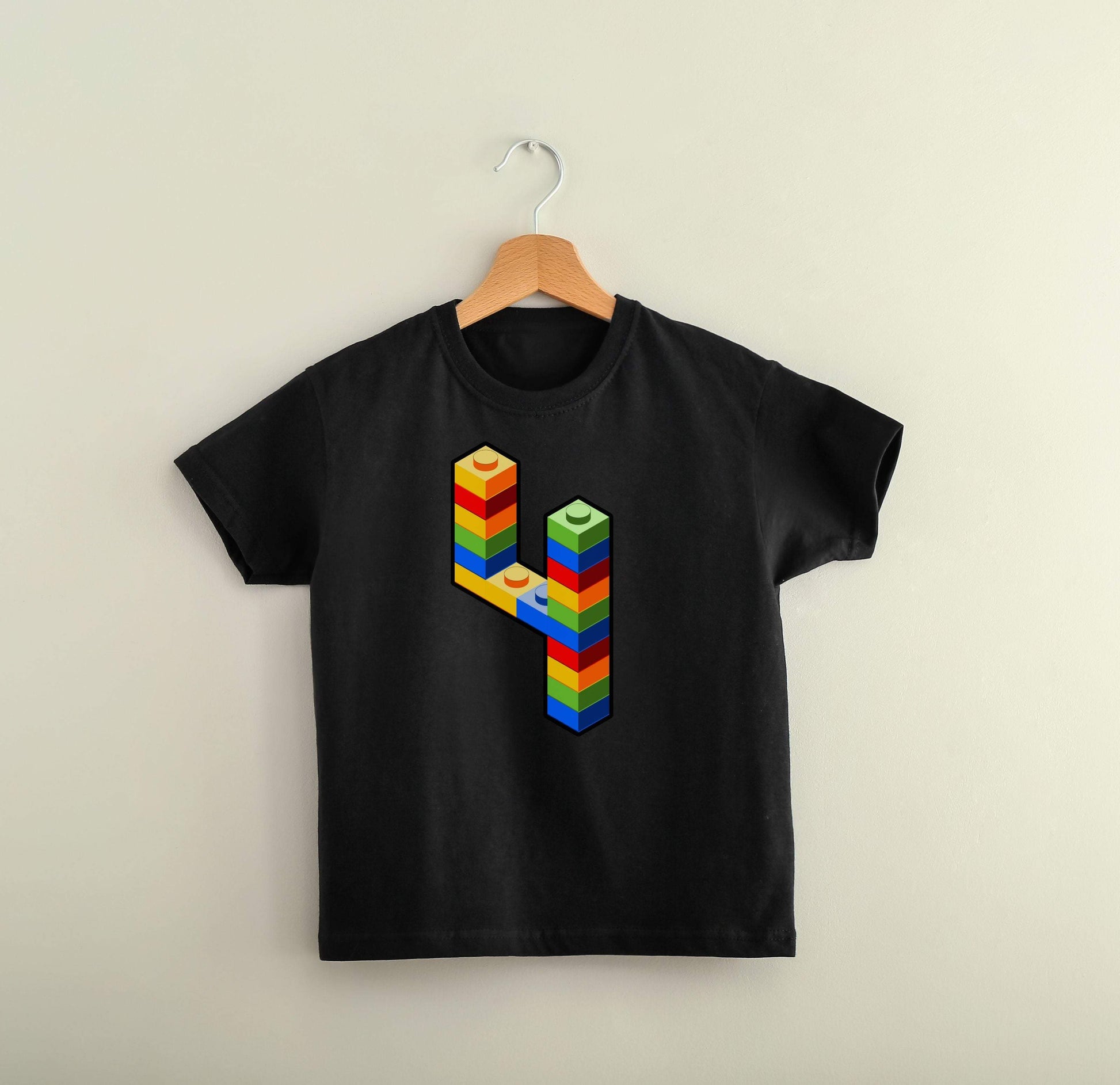 Bausteine 4. Geburtstag Outfit - Blockbaustein - Kids Premium Shirt-4 Jahre,4.Geburtstag,Bausteine,Blockbausteine,Duplo,Geburtstagsgeschenk,geburtstagsoutfit,jungen,kleinkind,Klemmbausteine,Lego,mädchen,Stapelsteine,unisex,vier Jahre alt,vierjährig,vierter Geburtstag