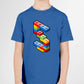 Bausteine 5. Geburtstag Outfit - Blockbaustein - Kids Premium Shirt-5 Jahre,5.Geburtstag,Bausteine,Blockbausteine,Duplo,fünf Jahre alt,fünfjährig,fünfter Geburtstag,Geburtstagsgeschenk,geburtstagsoutfit,jungen,kind,Klemmbausteine,Lego,mädchen,Stapelsteine,unisex