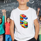 Bausteine 6. Geburtstag Outfit - Blockbaustein - Kids Premium Shirt-6 Jahre,6.Geburtstag,Bausteine,Blockbausteine,Duplo,Geburtstagsgeschenk,geburtstagsoutfit,jungen,kind,Klemmbausteine,Lego,mädchen,sechs Jahre alt,sechsjährig,sechster Geburtstag,Stapelsteine,unisex
