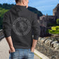 Wikinger Sweatjacke Gemeinsam stark und unschlagbar Runenschrift - Organic Zipper