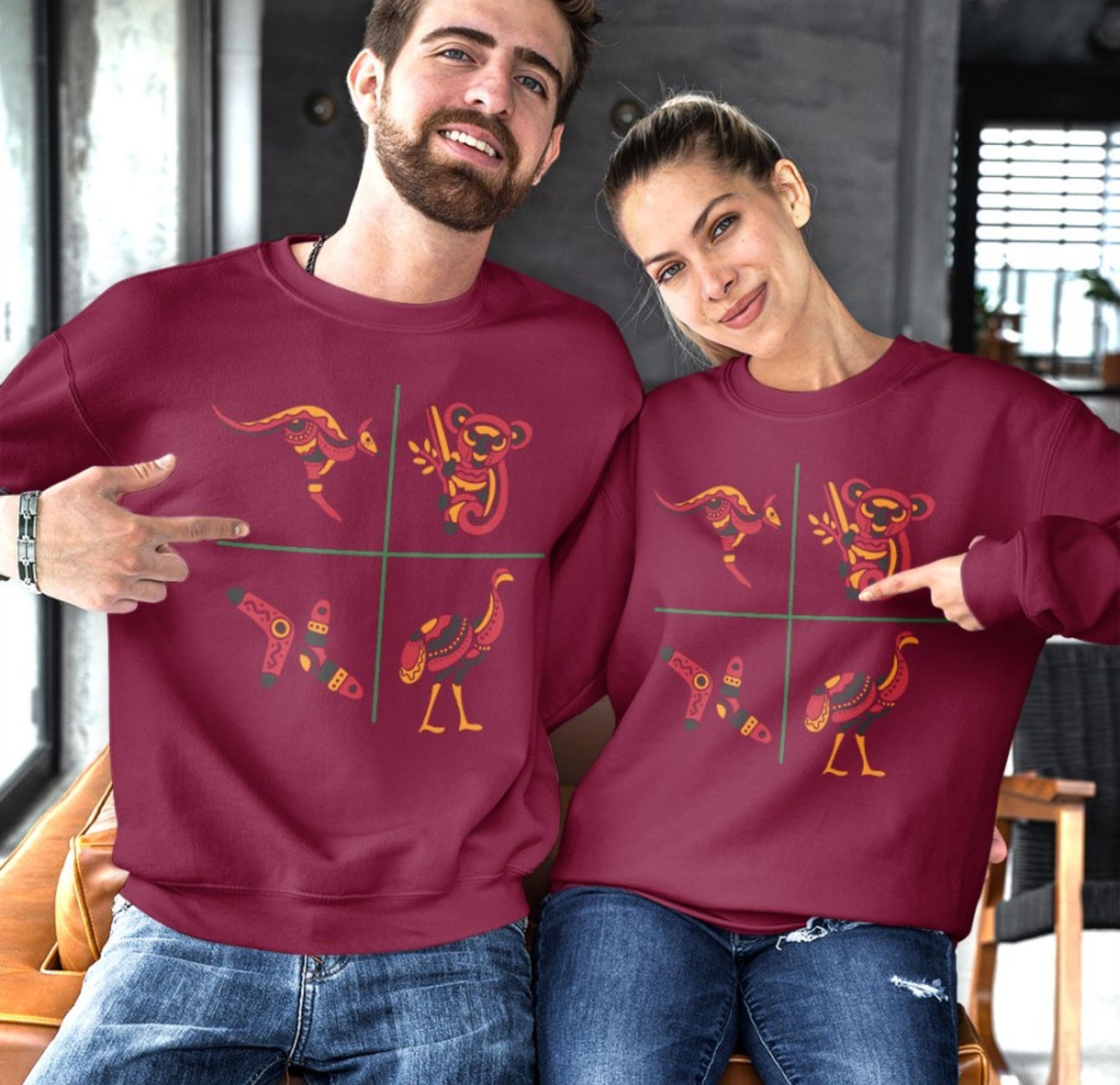 Australiens Schönheit in 4 Elementen - Organic Sweatshirt