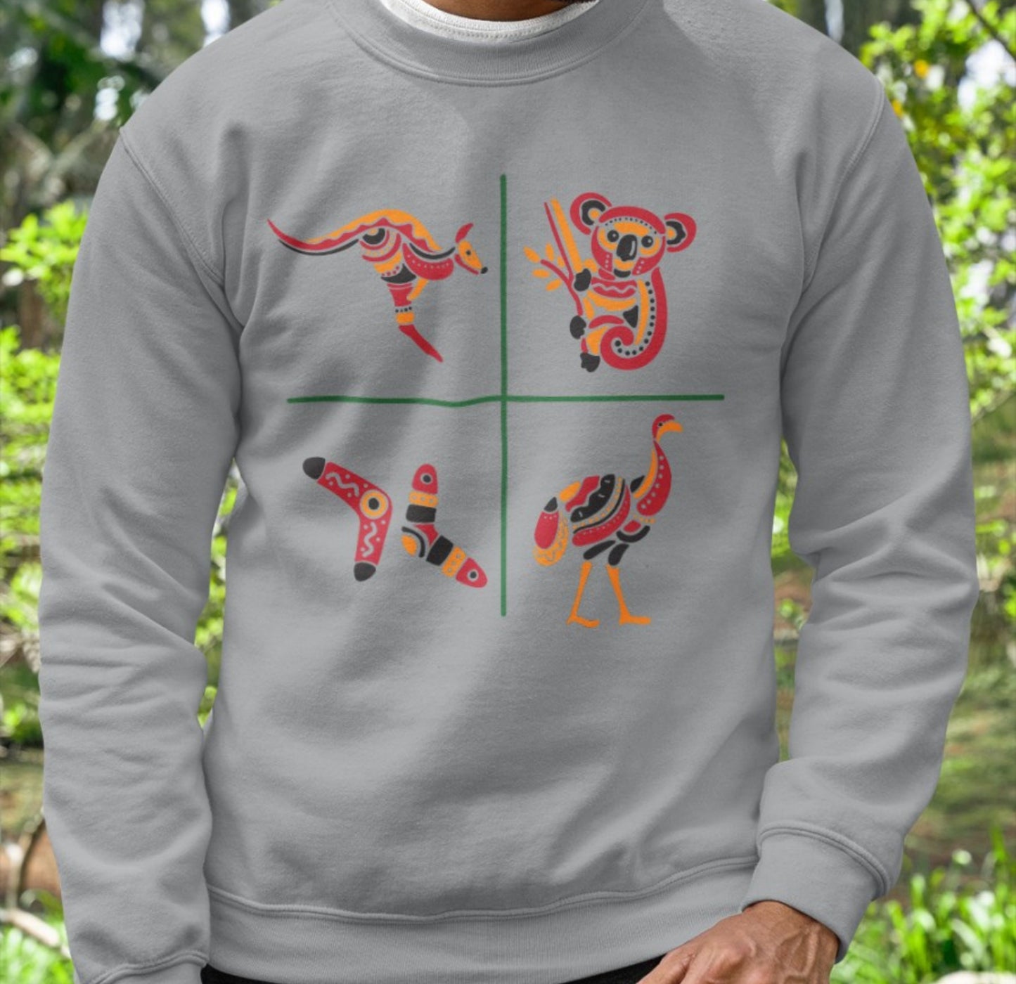 Australiens Schönheit in 4 Elementen - Organic Sweatshirt