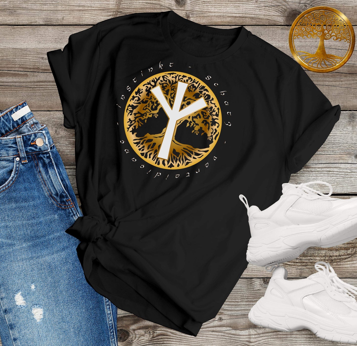 Rune Algiz Baum des Lebens Geburtstagsrune 28. Januar bis 13. Februar-Algiz,Algiz Shirt,Algiz Tank Top,Baum des Lebens,Geburtstagsrune Hoodie,Instinkt,nordische sage,Rune,rune Algiz,Runen Tshirt,Schutz,thor,Verteidigung,wikinger,Wikingerabzeichen,Yggdrasil