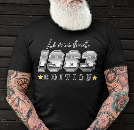 1963 60 Jahre Limitierte Auflage 60. Geburtstag - Premium Shirt