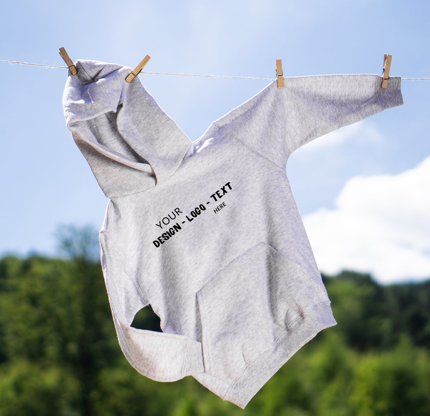 Personalisiere Dein Produkt - Kids Organic Hoodie