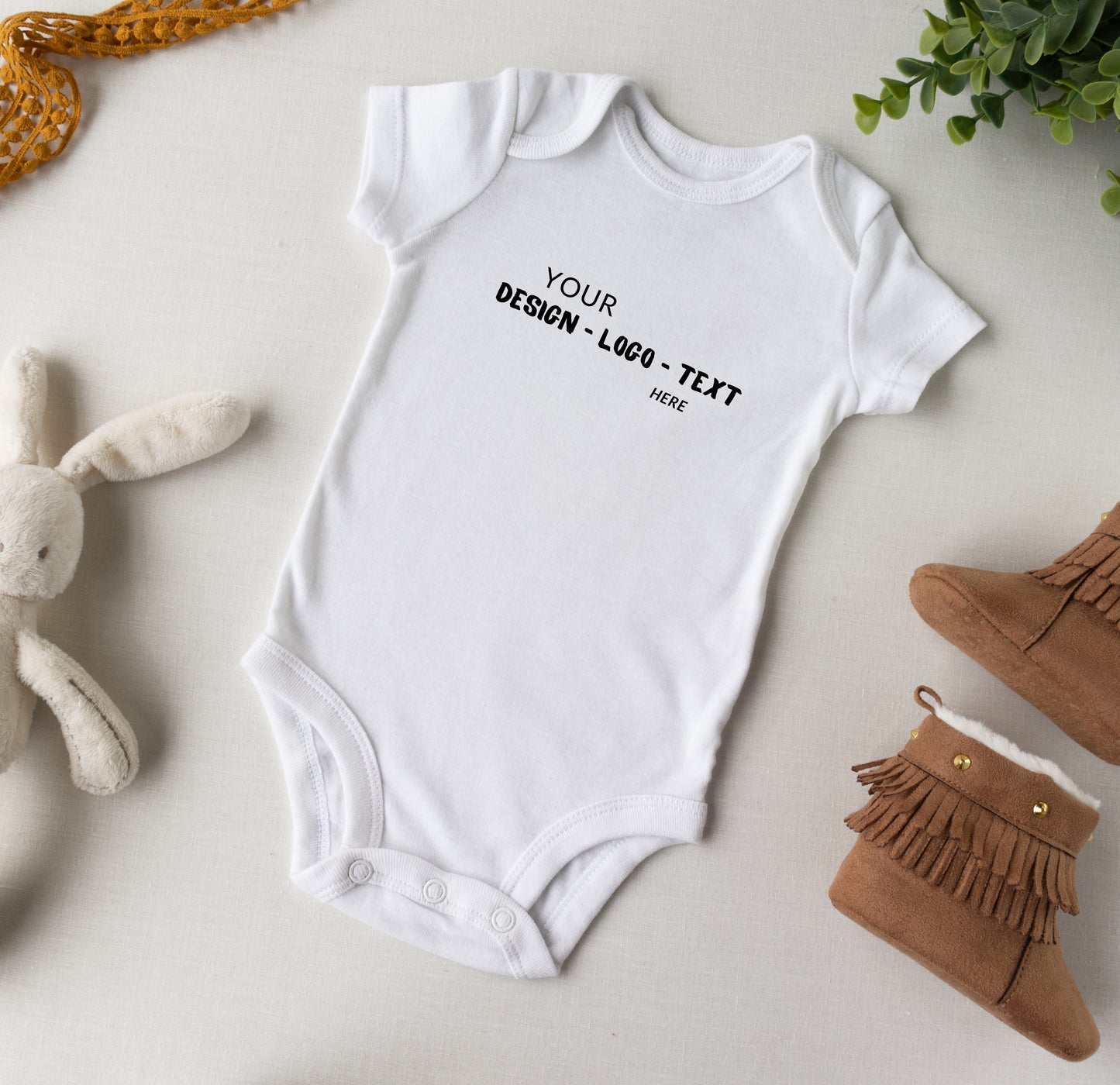 Personalisiere Dein Produkt - Organic Baby Bodysuite