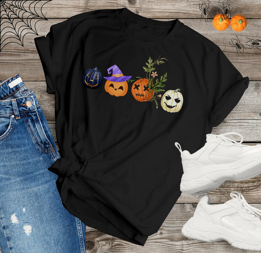 Kürbis Shirt, Kürbis Variation, Jack-o-Windlicht Shirt, Halloween, Halloween Outfit, Gruselige Jahreszeit, Herbst Shirts