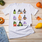 Halloween Gnome Shirt, Halloween Shirt, Herbst T-Shirt, Gnome Gesichter Shirt, Halloween Outfit, Wichtel Halloween Kostüm - Ladies Premium Shirt