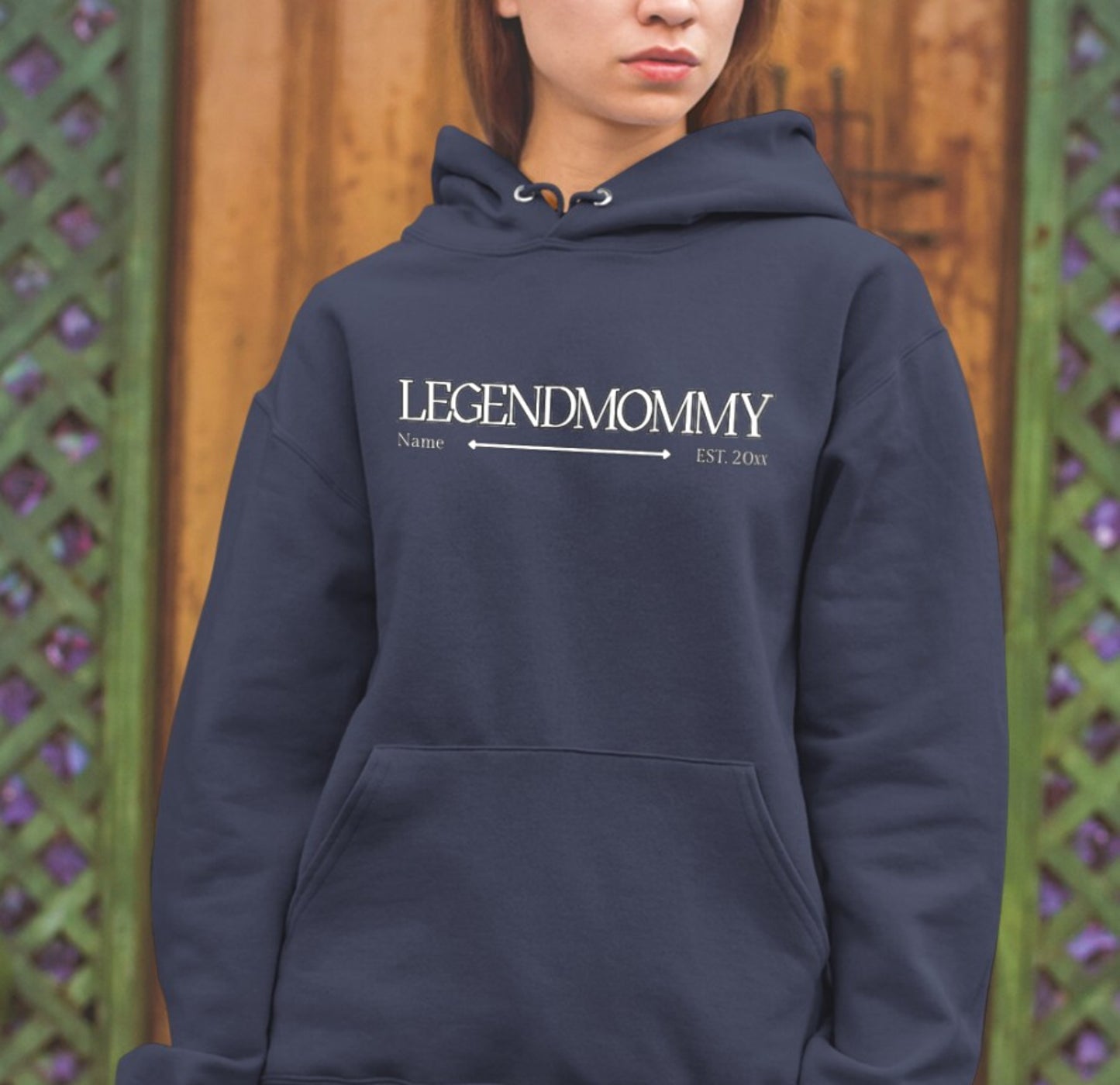 Legendmommy mit Name und Jahr personalisiertes Geschenk für Mutter, Mama - Premium Unisex Hoodie