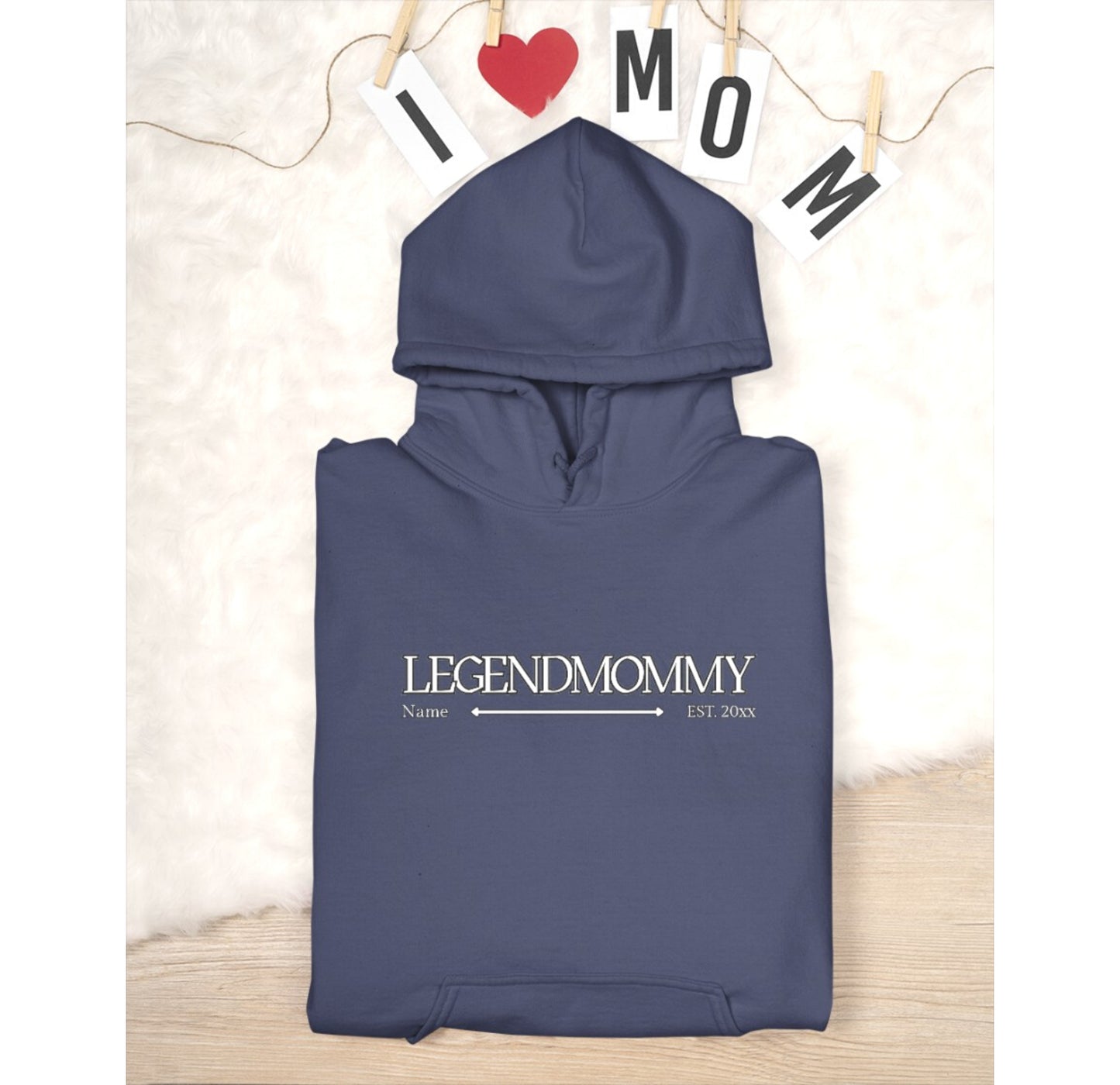 Legendmommy mit Name und Jahr personalisiertes Geschenk für Mutter, Mama - Premium Unisex Hoodie