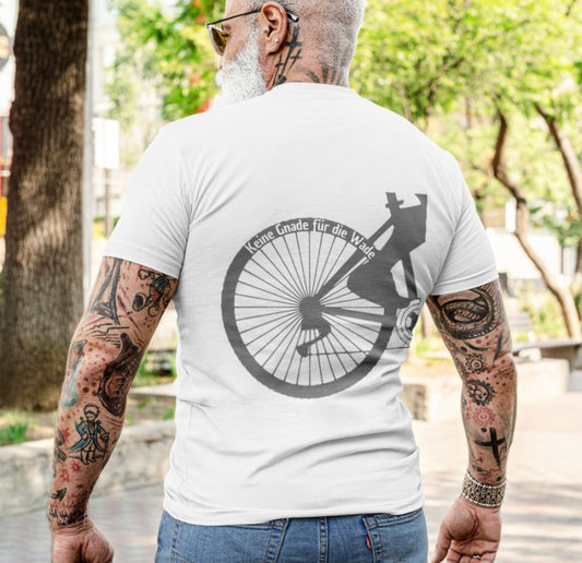Keine Gnade für die Wade Fahrrad Mountainbike Biker Geschenkidee Fahrrad  - Premium Shirt