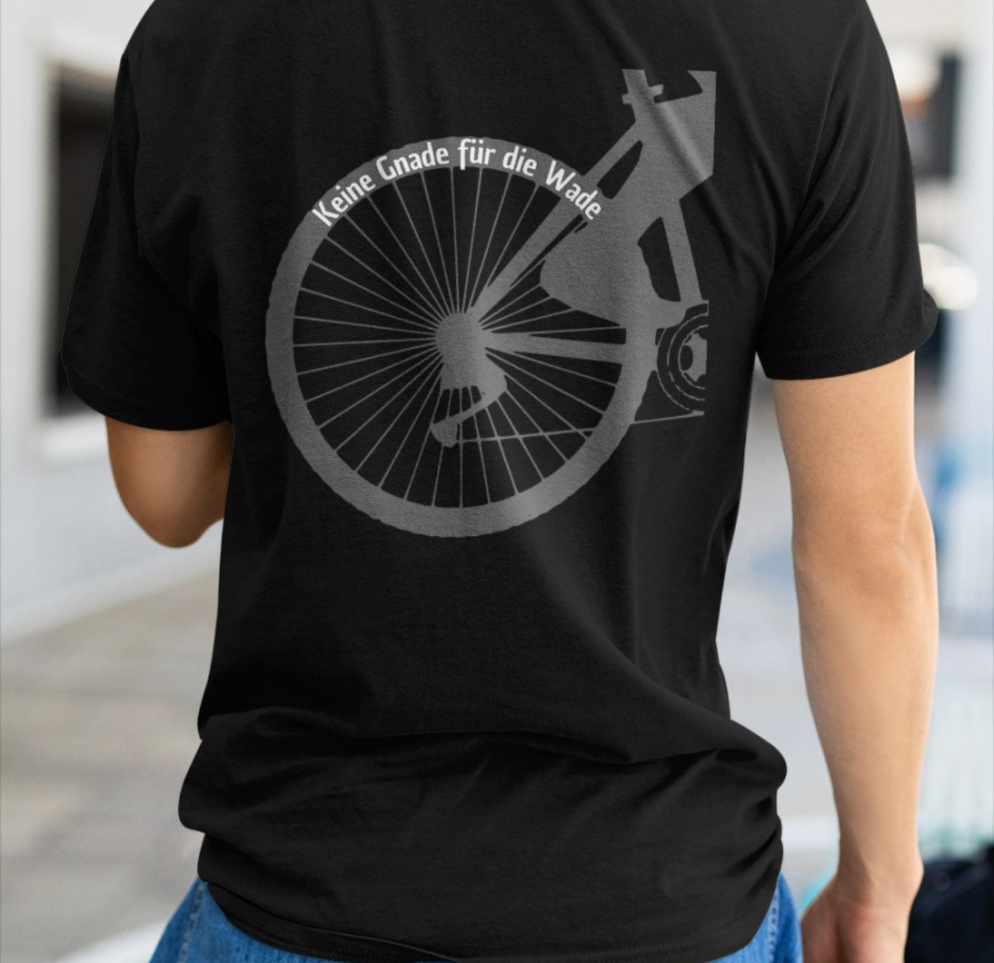 Keine Gnade für die Wade Fahrrad Mountainbike Biker Geschenkidee Fahrrad  - Premium Shirt