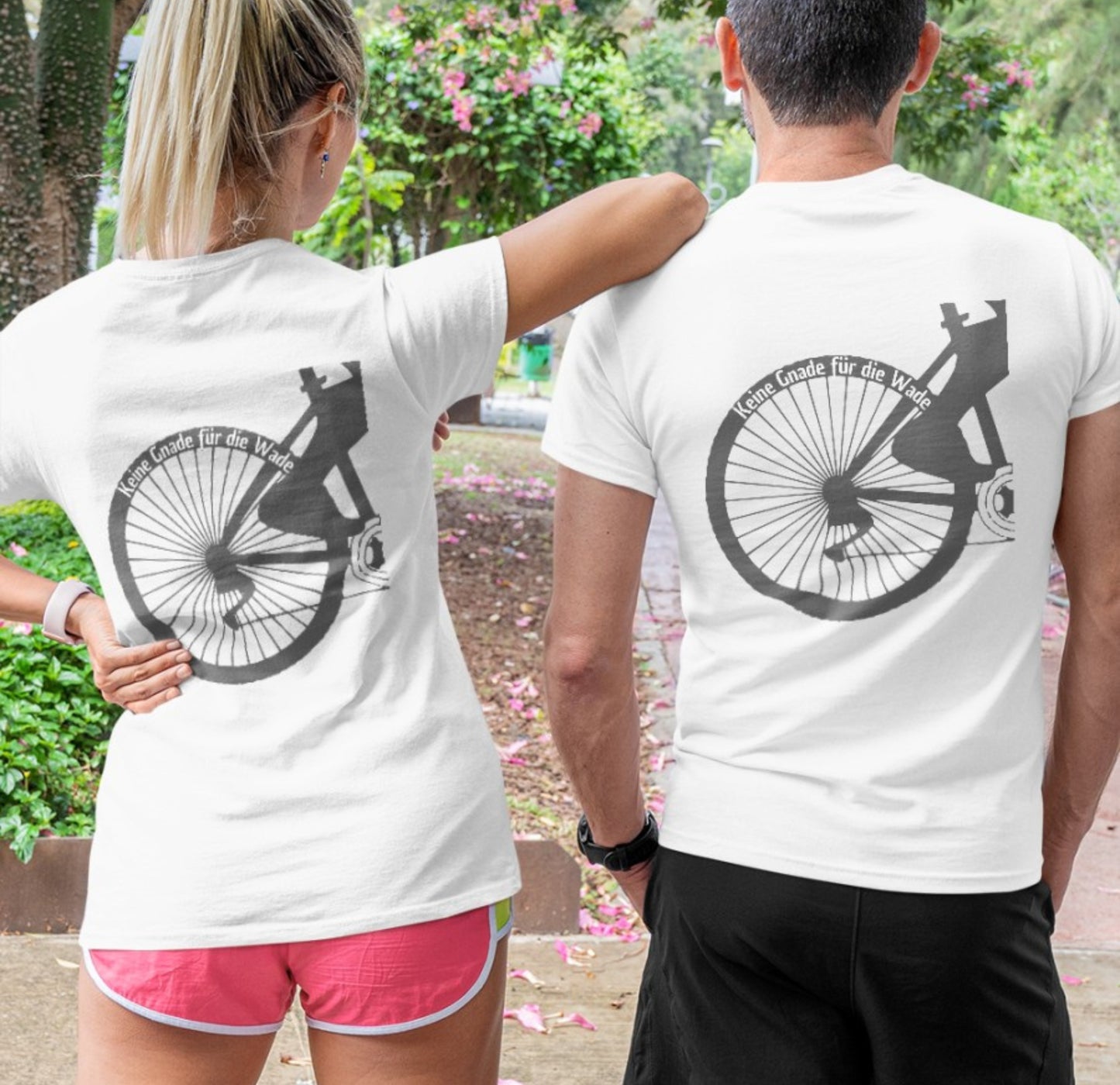 Keine Gnade für die Wade Fahrrad Mountainbike Biker Geschenkidee Fahrrad  - Premium Shirt