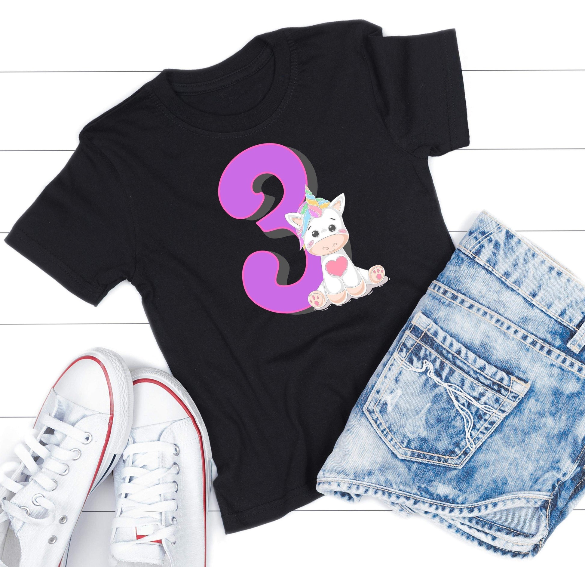 3. Geburtstag Outfit - Einhorn - Kids Premium Shirt-3 jahre,3.geburtstag,drei,dritter geburtstag,einhorn,feier,geburtstag,geburtstagsbody,geburtstagsgeschenk,geburtstagsoutfit,Geschenk,Geschenkidee,großes mädchen,kleinkind,kurzarmbody,lieblingsteil,mädchen,perfekte grafik,süßer body,trendy,unicorn,wunderschönes Design