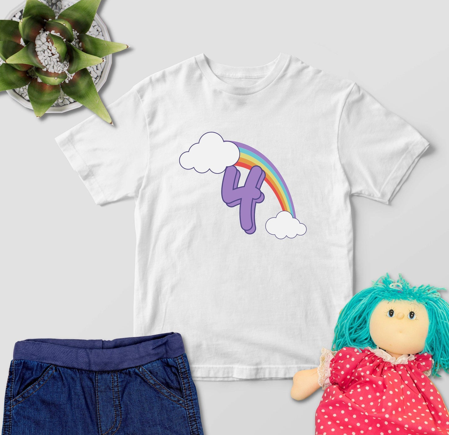 4. Geburtstag Outfit - Regenbogen - Kids Premium Shirt-4 Jahre,4.Geburtstag,bunt,bunter Regenbogen,farbspektrum regenbogen,geburtstag,geburtstagsgeschenk,geburtstagsoutfit,Geburtstagsshirt,Geschenk,geschenkidee,jungen,Kindergeburtstag,kleinkind,mädchen,perfekte grafik,Rainbow,Regenbogen,trendy,unisex,vier Jahre alt,vierjährig,vierter Geburtstag,wunderschönes Design