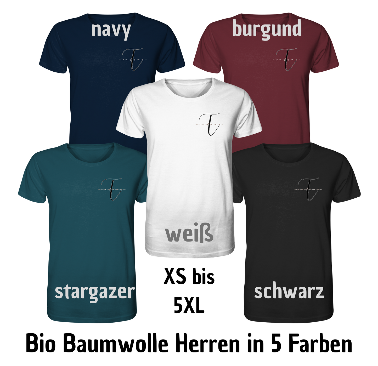 Partner T-Shirts personalisiert dezent