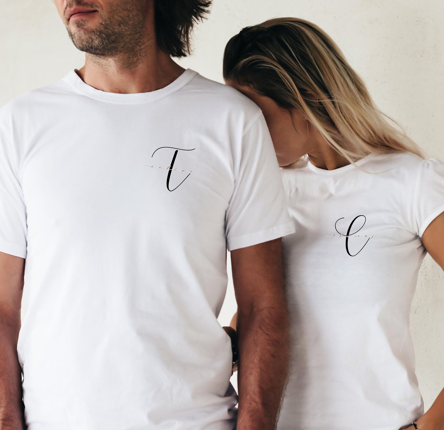 Partner T-Shirts personalisiert dezent