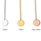 Halskette mit 2 Charms personalisiert mit Ihrem Foto und Text als Gravur