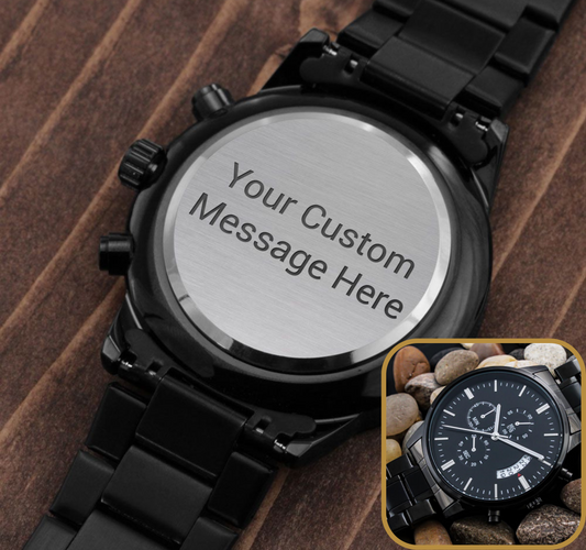 Armbanduhr als perfektes Geschenk für alle Männer Chronograph - Uhr mit Gravur