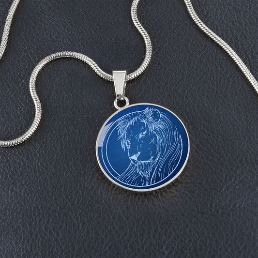 Sternzeichen Geschenk Löwe Sternbild Anhänger Halskette mit Gravur - Einzigartiger Astrologie Schmuck für besondere Anlässe