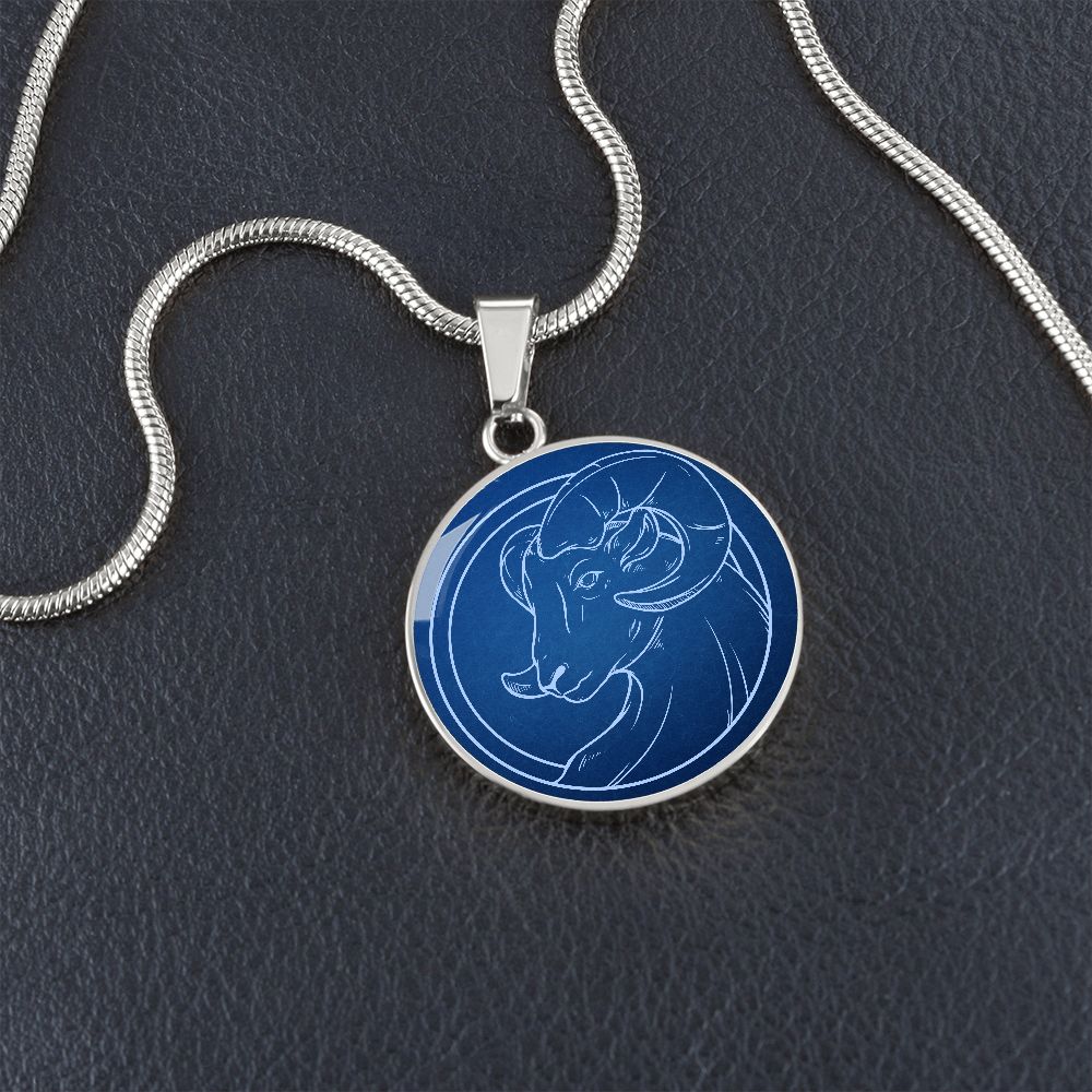 Sternzeichen Geschenk Widder Sternbild Anhänger Halskette mit Gravur - Einzigartiger Astrologie Schmuck für besondere Anlässe